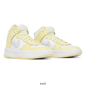 nike 2022 womens Dunk High Up 'White Citron Tint'